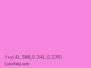 Yxy 41.588,0.341,0.239 Color Image