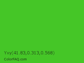 Yxy 41.83,0.313,0.568 Color Image