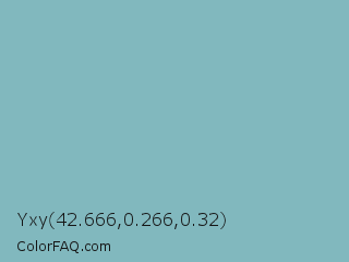 Yxy 42.666,0.266,0.32 Color Image