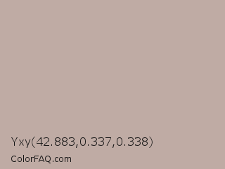 Yxy 42.883,0.337,0.338 Color Image