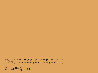 Yxy 43.566,0.435,0.41 Color Image