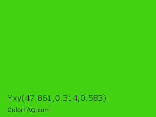 Yxy 47.861,0.314,0.583 Color Image