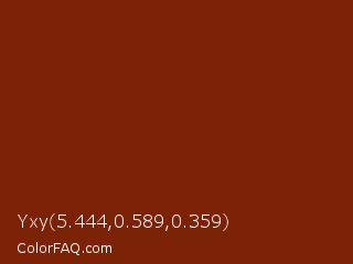 Yxy 5.444,0.589,0.359 Color Image