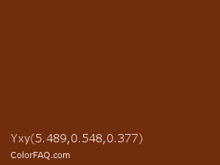 Yxy 5.489,0.548,0.377 Color Image