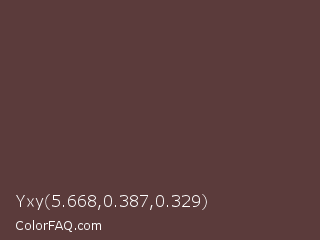 Yxy 5.668,0.387,0.329 Color Image