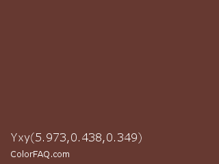 Yxy 5.973,0.438,0.349 Color Image