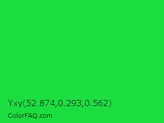 Yxy 52.874,0.293,0.562 Color Image