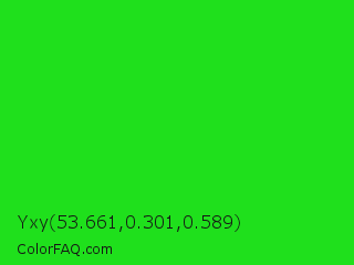 Yxy 53.661,0.301,0.589 Color Image