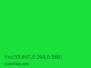 Yxy 53.847,0.294,0.568 Color Image