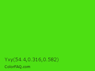 Yxy 54.4,0.316,0.582 Color Image