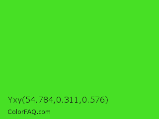 Yxy 54.784,0.311,0.576 Color Image