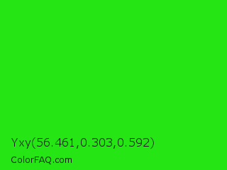 Yxy 56.461,0.303,0.592 Color Image