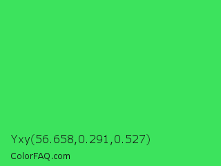 Yxy 56.658,0.291,0.527 Color Image