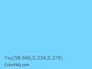 Yxy 58.666,0.234,0.279 Color Image
