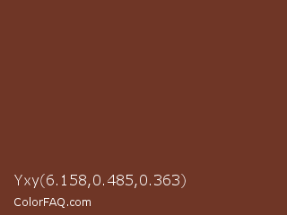 Yxy 6.158,0.485,0.363 Color Image