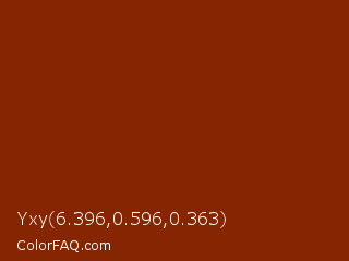 Yxy 6.396,0.596,0.363 Color Image