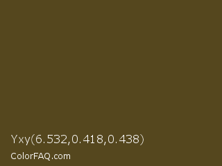 Yxy 6.532,0.418,0.438 Color Image