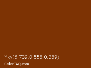 Yxy 6.739,0.558,0.389 Color Image