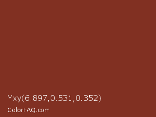 Yxy 6.897,0.531,0.352 Color Image