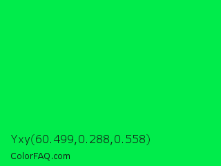Yxy 60.499,0.288,0.558 Color Image
