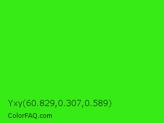 Yxy 60.829,0.307,0.589 Color Image