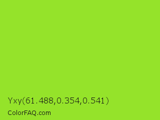 Yxy 61.488,0.354,0.541 Color Image