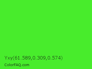 Yxy 61.589,0.309,0.574 Color Image