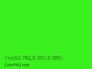 Yxy 62.782,0.307,0.585 Color Image