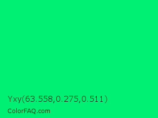 Yxy 63.558,0.275,0.511 Color Image