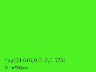 Yxy 64.616,0.312,0.578 Color Image