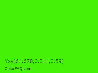 Yxy 64.678,0.311,0.59 Color Image