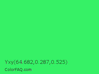 Yxy 64.682,0.287,0.525 Color Image