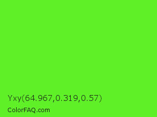 Yxy 64.967,0.319,0.57 Color Image