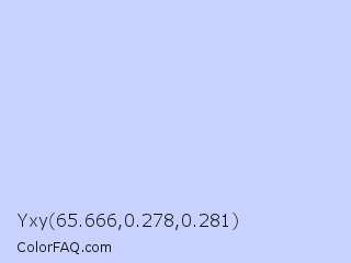 Yxy 65.666,0.278,0.281 Color Image