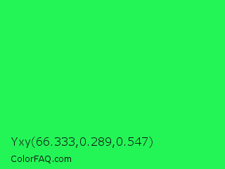 Yxy 66.333,0.289,0.547 Color Image