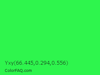 Yxy 66.445,0.294,0.556 Color Image