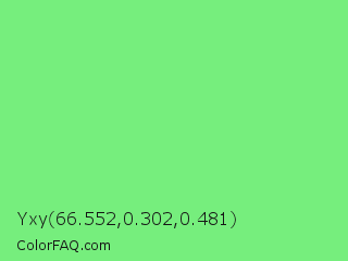 Yxy 66.552,0.302,0.481 Color Image