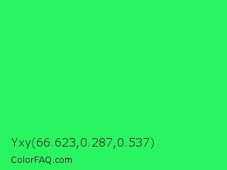 Yxy 66.623,0.287,0.537 Color Image