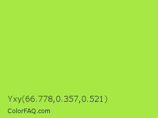 Yxy 66.778,0.357,0.521 Color Image