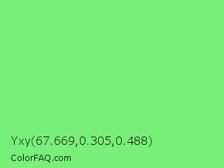 Yxy 67.669,0.305,0.488 Color Image