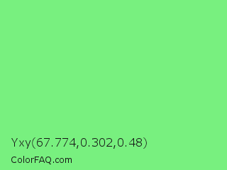 Yxy 67.774,0.302,0.48 Color Image