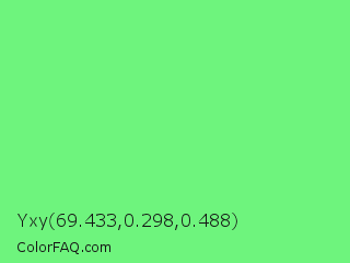 Yxy 69.433,0.298,0.488 Color Image