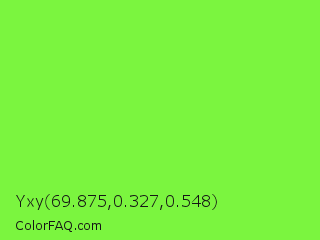 Yxy 69.875,0.327,0.548 Color Image