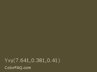 Yxy 7.641,0.381,0.41 Color Image