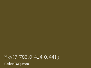 Yxy 7.783,0.414,0.441 Color Image