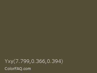 Yxy 7.799,0.366,0.394 Color Image