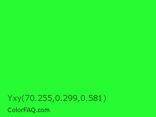 Yxy 70.255,0.299,0.581 Color Image