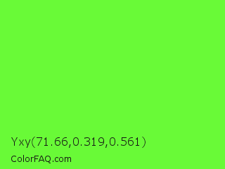 Yxy 71.66,0.319,0.561 Color Image