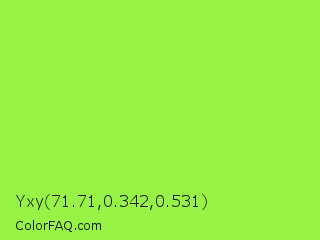 Yxy 71.71,0.342,0.531 Color Image