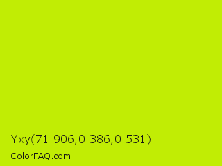 Yxy 71.906,0.386,0.531 Color Image